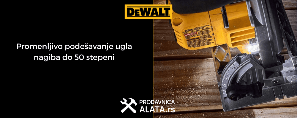 DeWalt DCS512N Akumulatorski cirkular, bez baterije i punjača-2