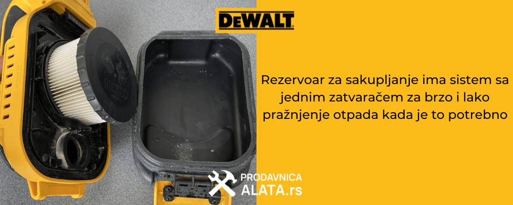 DCV517N DeWALT  Akumulatorski usisivač, Solo-3